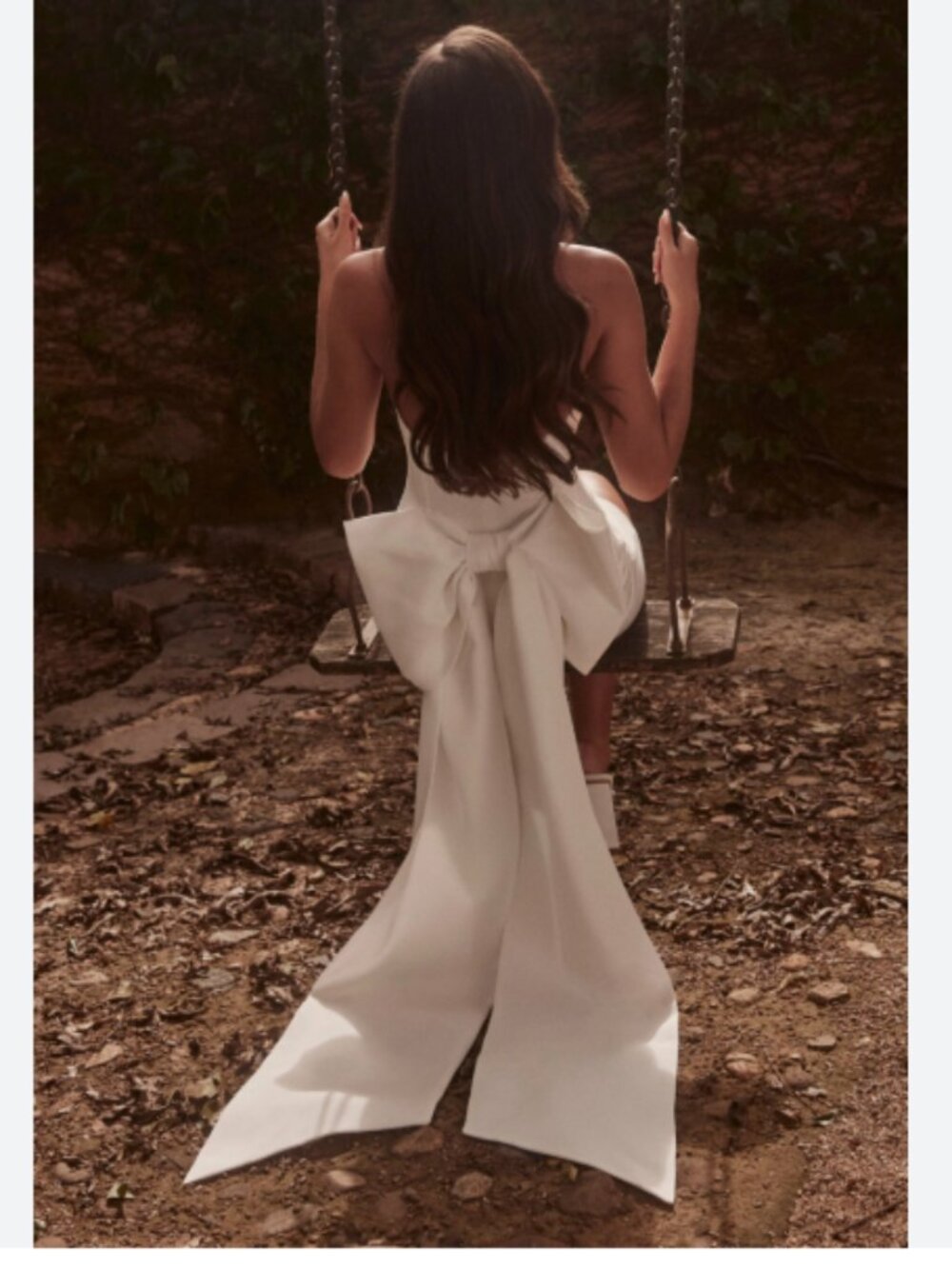 Meredith Strapless Bow Mini Dress